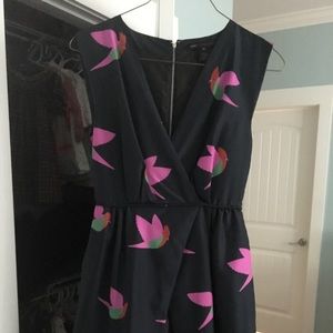 Marc Jacobs Bird Print Cocktail Dress